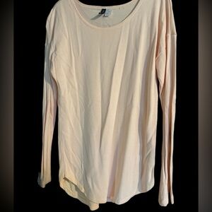 H&M Soft Beige Long Sleeve Top